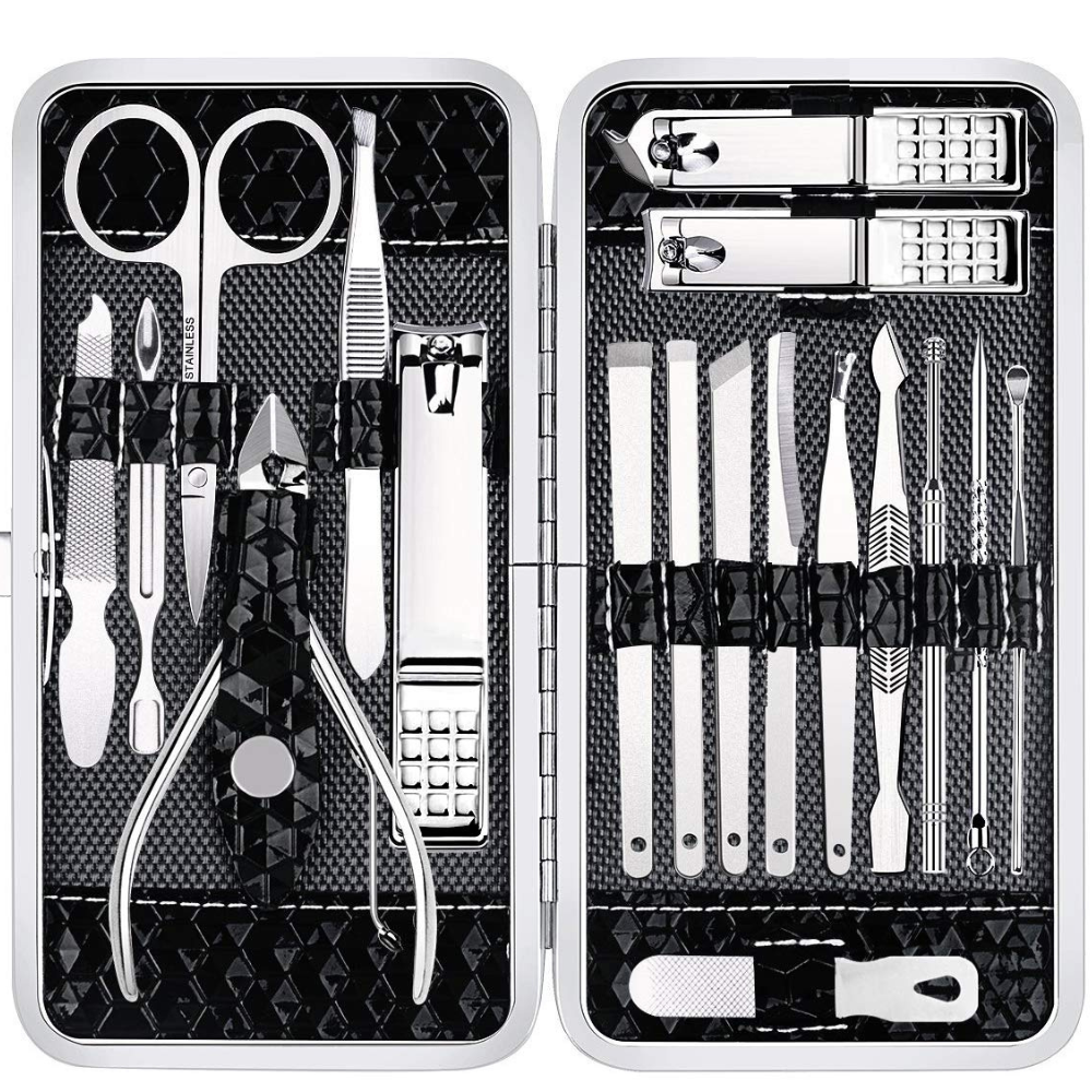 Manicure-Set-Nail-Clippers-Pedicure-Kit-18-Pieces-Stainless-Steel-Manicure-Kit.