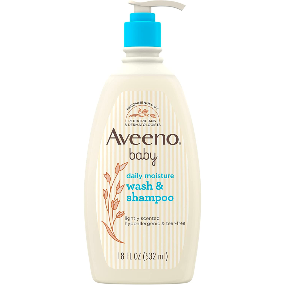 Aveeno-Baby-Daily-Moisture-Gentle-Body-Wash---Shampoo-with-Oat-Extract--2-in-1-Baby-Bath-Wash---Hair-Shampoo--Tear----Paraben-Free-for-Hair---Sensitive-Skin--Lightly-Scented--18-fl.-oz