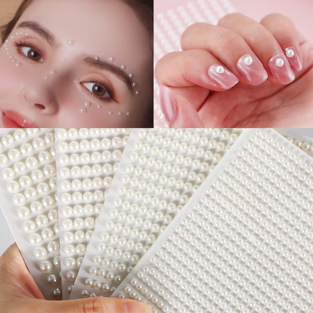 OASMU-White-Pearl-Eyes-Face-3D-Self-Adhesive-Nail-Rhinestones