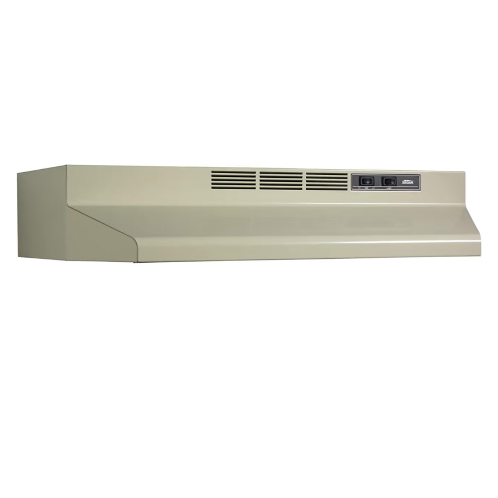 Broan-Nutone-F403011-Insert-With-Light-Exhaust-Fan-For-Under-Cabinet-Two-Speed-Four-Way-Convertible-Range-Hood