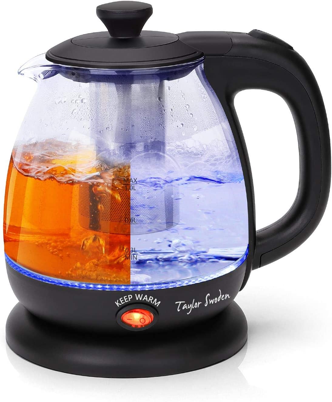 Electric-Kettle-with-Tea-Infuser-Small-Electric-Tea-Kettle-with-Keep-Warm-Function-for-Home-and-Office-Black-Taylor-Swoden