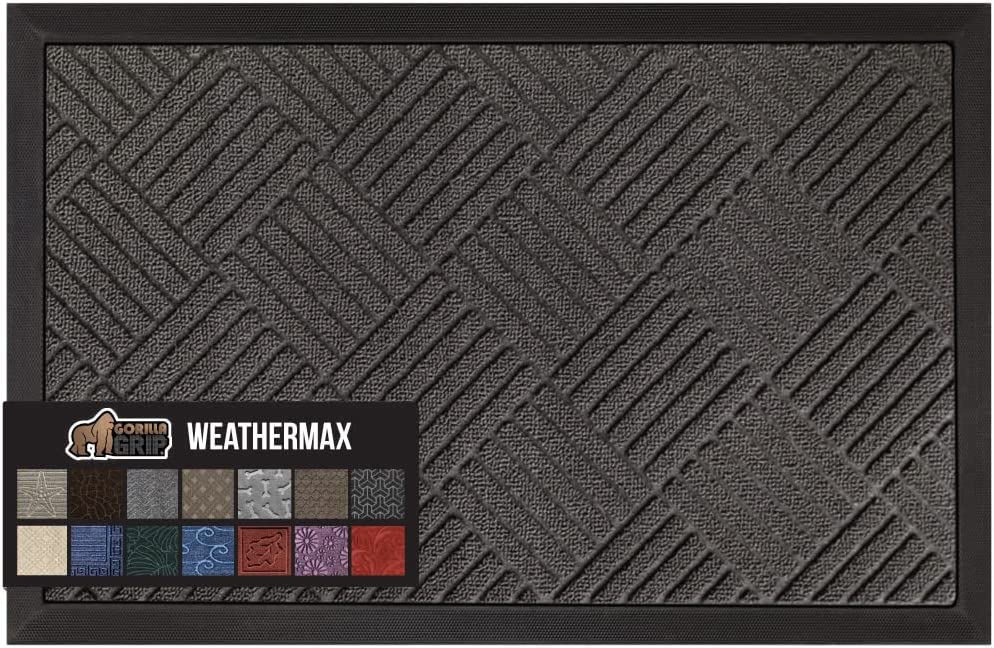 Gorilla-Grip-All-Season-WeatherMax-Doormat-Durable-Natural-Rubber-Stain-and-Fade-Resistant-Low-Profile-Indoor-Outdoor-Door-Mats-Easy-Clean-Patio