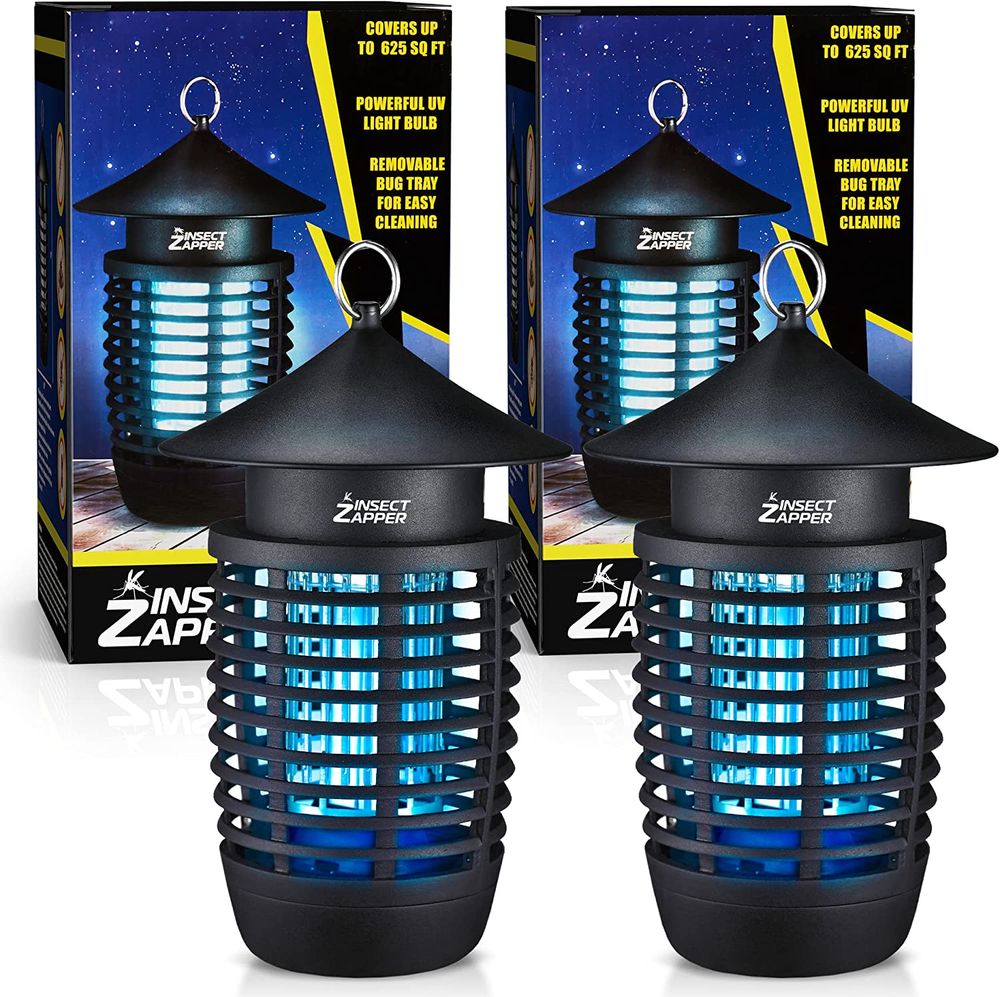 Livin--Well-Bug-Zappers-2-Pk---2-Mosquito-Zappers-Electric-UV-Light-Bulb-with-1250-Sq.-Feet-Range--Outdoor-and-Indoor-Bug-Zapper-Fly-Killer-