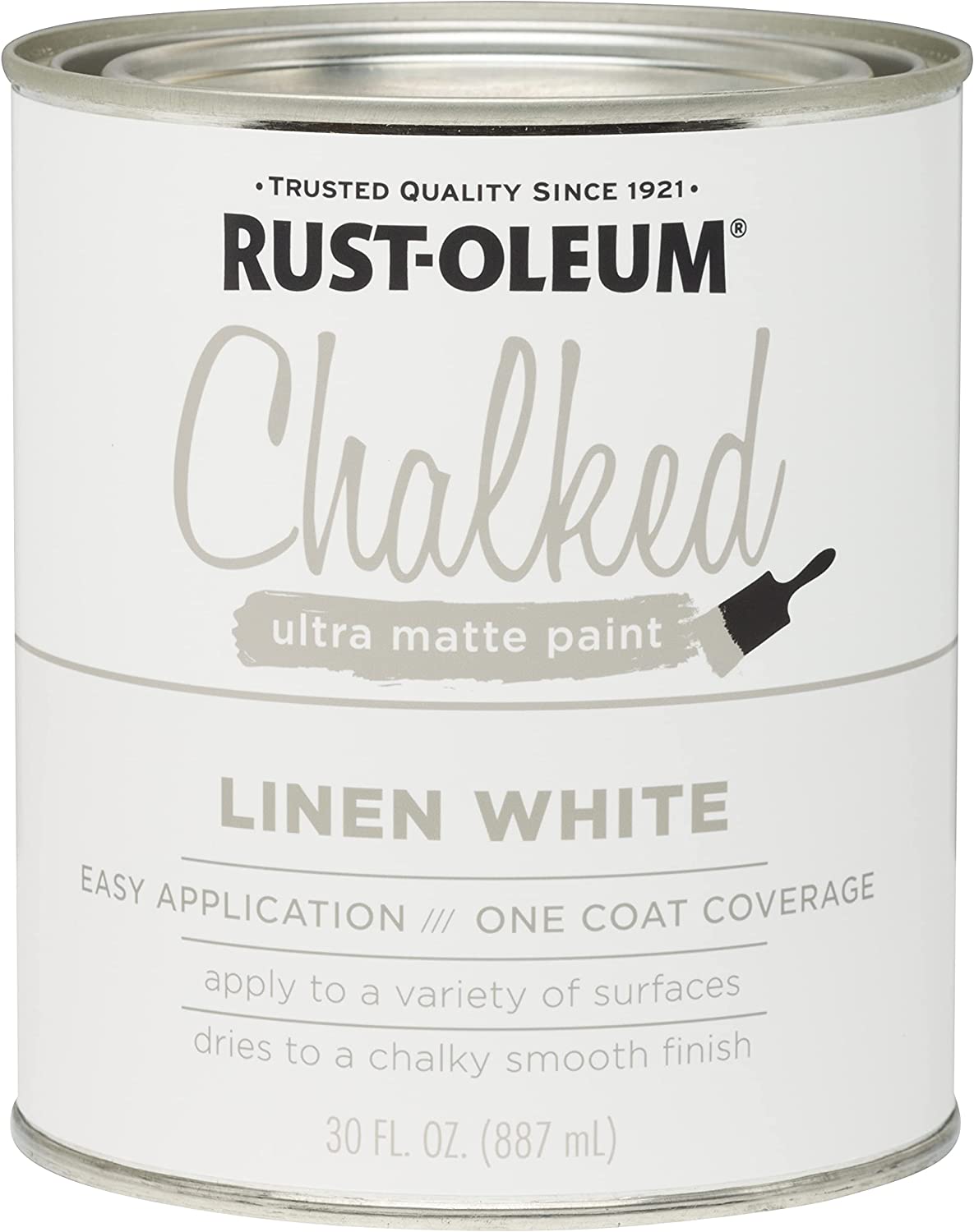 Rust-Oleum-285140-Ultra-Matte-Interior-Chalked-Acrylic-Paint-30-oz--30-Fl-Oz--Pack-of-1---Linen-White-