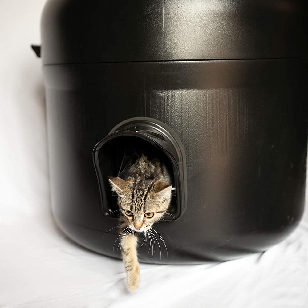 The-Kitty-Tube-Pillow---Outdoor-Insulated-Cat-House---New-Gen-4-Design-